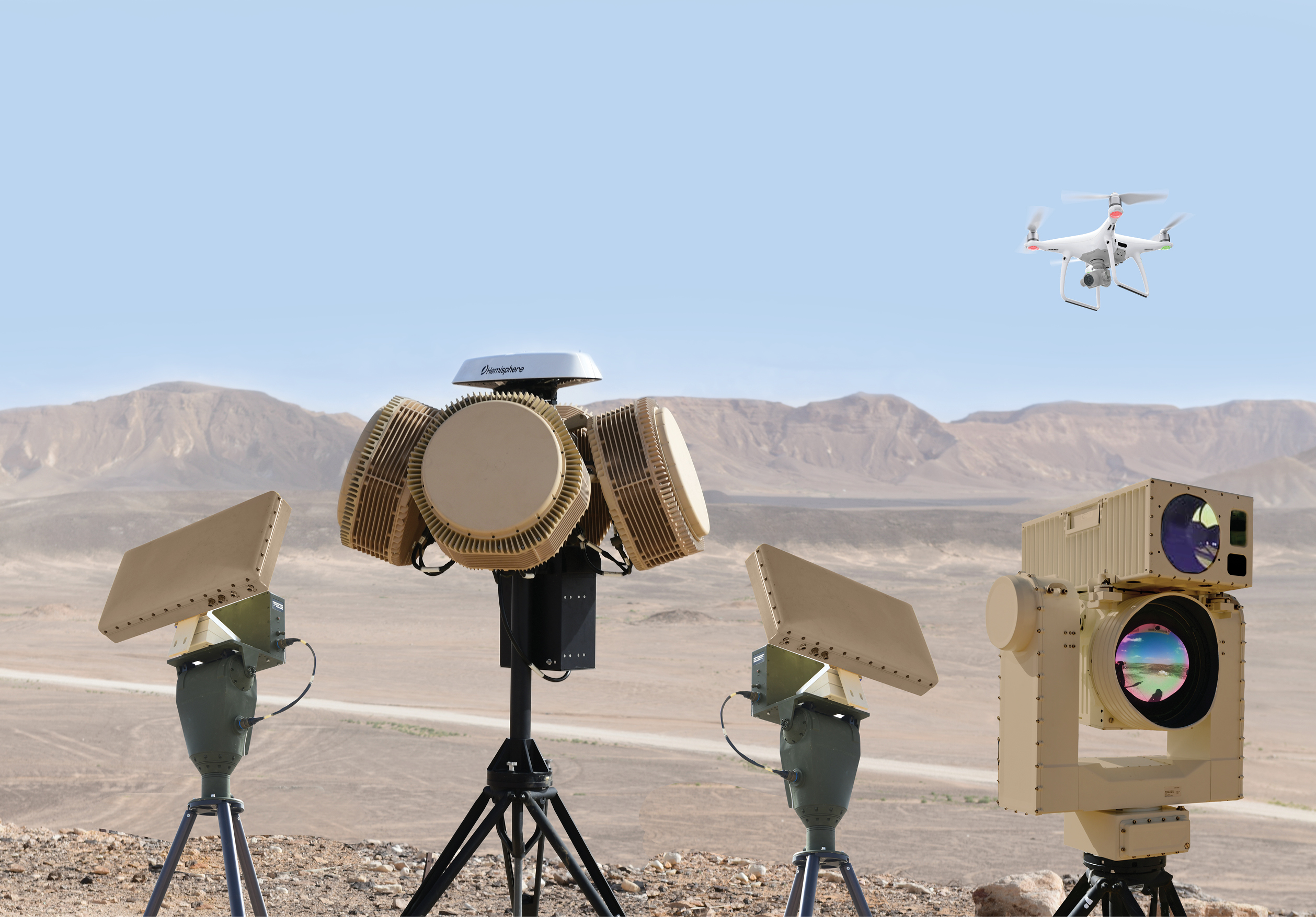 Rafaele test laser based anti-UAV system